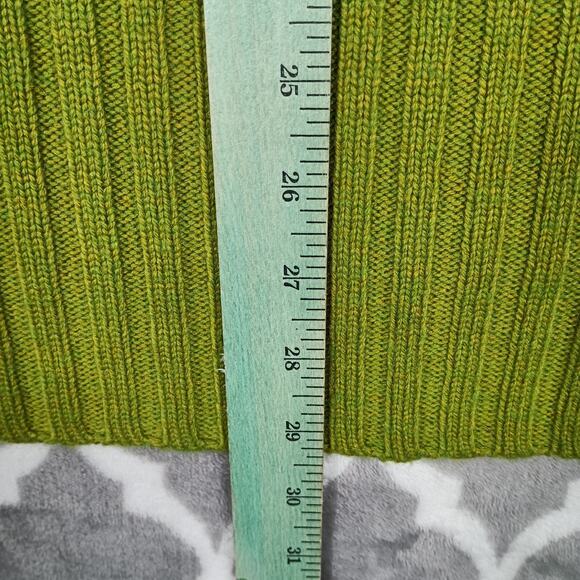 Krimson Klover Sweater Women Large Green Gray Gemini Droptail Merino Alpaca - Picture 6 of 9